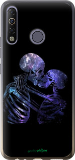 Силіконовий чехол Із зображенням скелета для Tecno Camon 12 Air CC6 - 6537u-2389 изображение 
