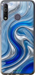 Силиконовый чехол Liquid Chrome для Tecno Camon 12 Air CC6 - 6781u-2389 изображение 