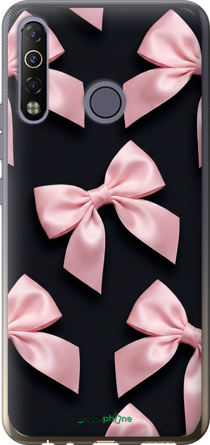 Силиконовый чехол Coquette Ribbons Dark Coquette для Tecno Camon 12 Air CC6 - 6767u-2389 изображение 