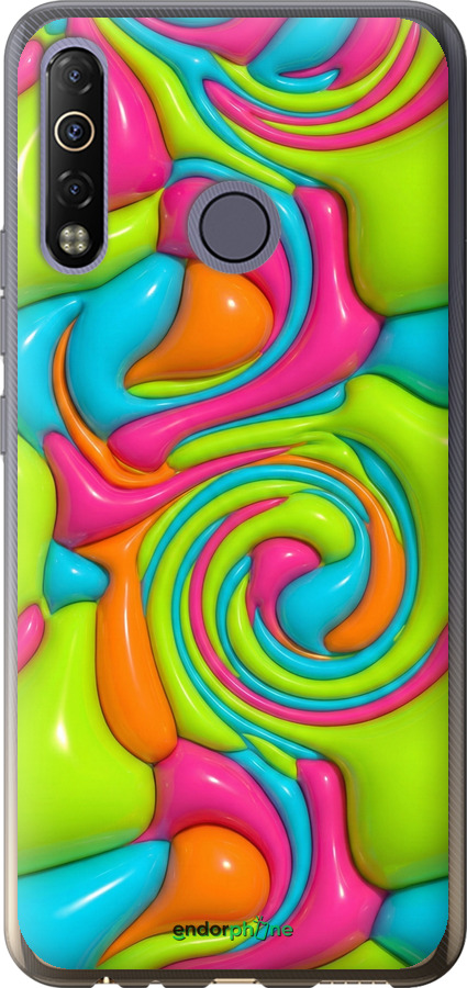 Силіконовий чехол Y2K Jelly Dream для Tecno Camon 12 Air CC6 - 6780u-2389 изображение 