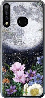 Силиконовый чехол Полночь в саду II для Tecno Camon 12 CC7 - 6424u-2432 изображение 