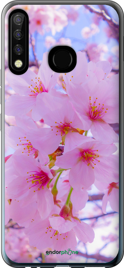 Силіконовий чехол Сакура для Tecno Camon 12 CC7 - 6029u-2432 изображение 