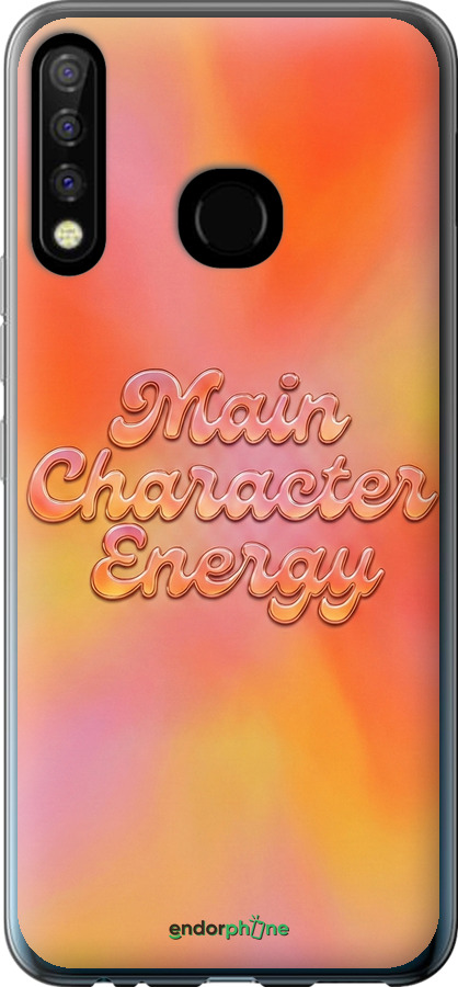 Силиконовый чехол Aura Gradient Main Character Energy Aesthetic Y2K для Tecno Camon 12 CC7 - 6783u-2432 изображение 