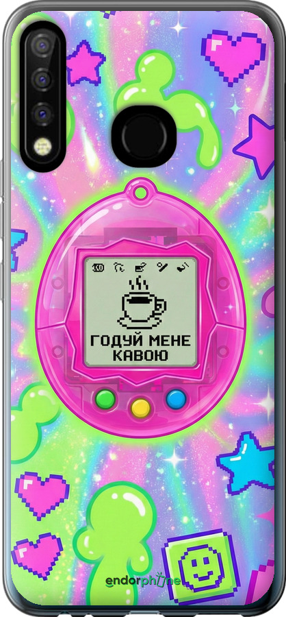 Силиконовый чехол Y2K Aesthetic Retro Pet: Годуй мене кавою для Tecno Camon 12 CC7 - 6784u-2432 изображение 