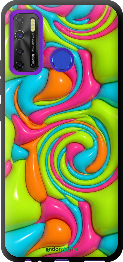 TPU чехол Y2K Jelly Dream для Tecno Spark 5 Pro KD7 - 6780b-2445 изображение 