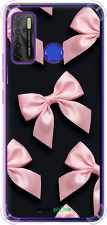 Силикон с усиленными углами чехол Coquette Ribbons Dark Coquette для Tecno Spark 5 Pro KD7 - 6767sp-2445 изображение 