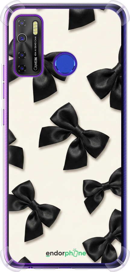 Силіконовий протиударний с посиленими кутами чехол Dark Coquette для Tecno Spark 5 Pro KD7 - 6765sp-2445 изображение 