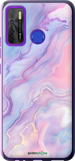 Силиконовый чехол Нежный мрамор для Tecno Spark 5 Pro KD7 - 6310u-2445 изображение 