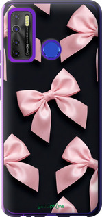 Силіконовий чехол Coquette Ribbons Dark Coquette для Tecno Spark 5 Pro KD7 - 6767u-2445 изображение 