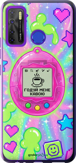 Силиконовый чехол 'Y2K Aesthetic Retro Pet: Годуй мене кавою' для Tecno Spark 5 Pro KD7 изображение 7