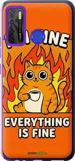 Силиконовый чехол 'Funny Cat' для Tecno Camon 15 изображение 13