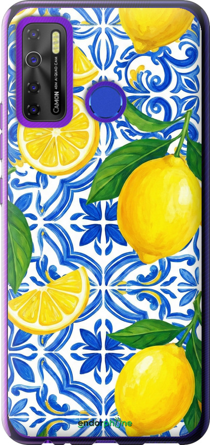 Силиконовый чехол Grocery Girl Italian Summer для Tecno Camon 15 - 6766u-2405 изображение 