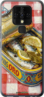 Силіконовий чехол Vintage Sardine Tin Phone для Tecno Camon 16 SE CE7j - 6772u-2398 изображение 