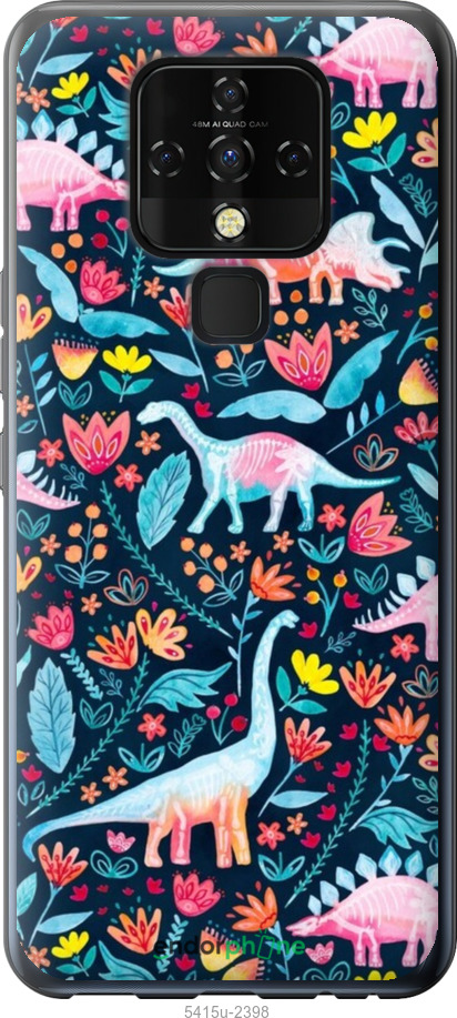 Силиконовый чехол № 5415 для Tecno Camon 16 SE CE7j - 5415u-2398 изображение 