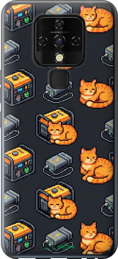 Силиконовый чехол Autonomous Zone для Tecno Camon 16 SE CE7j - 6771u-2398 изображение 