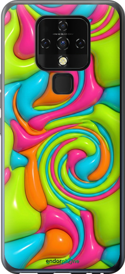 Силиконовый чехол Y2K Jelly Dream для Tecno Camon 16 SE CE7j - 6780u-2398 изображение 