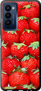 TPU чехол Клубника для Tecno Camon 18 CH6n - 6020b-2524 изображение 