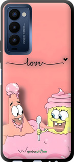 TPU чехол Спанч Боб для Tecno Camon 18 CH6n - 6282b-2524 изображение 