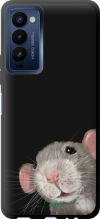 TPU чехол The Peeking Rat для Tecno Camon 18 CH6n - 6442b-2524 изображение 