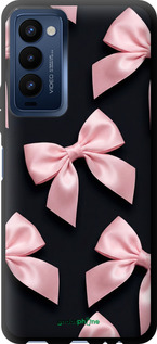 TPU чехол Coquette Ribbons Dark Coquette для Tecno Camon 18 CH6n - 6767b-2524 изображение 