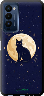 TPU чехол Cute Cat Celestial/Witchy для Tecno Camon 18 CH6n - 6787b-2524 изображение 