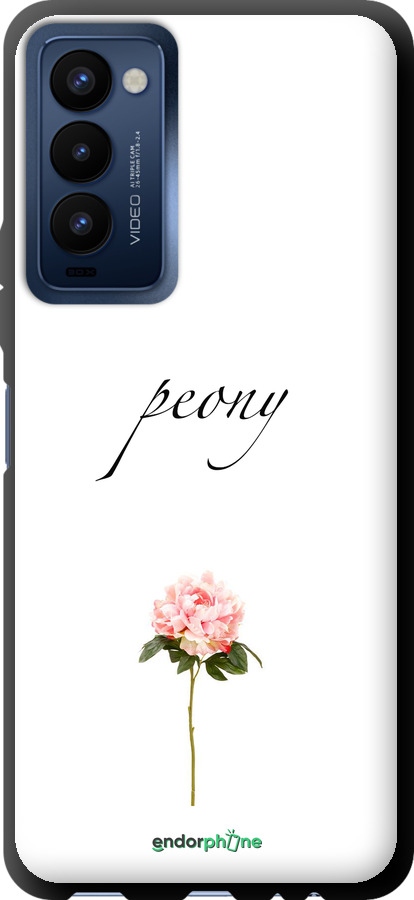 TPU чехол Півонія для Tecno Camon 18 CH6n - 4366b-2524 изображение 