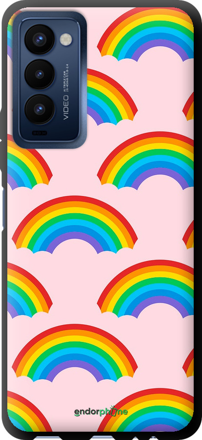 TPU чехол Rainbows для Tecno Camon 18 CH6n - 4478b-2524 изображение 
