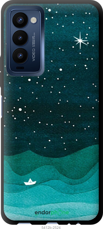TPU чехол № 5412 для Tecno Camon 18 CH6n - 5412b-2524 изображение 