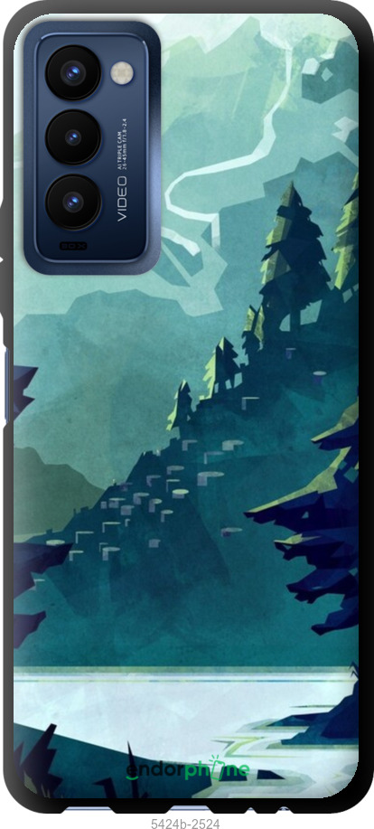 TPU чехол № 5424 для Tecno Camon 18 CH6n - 5424b-2524 изображение 