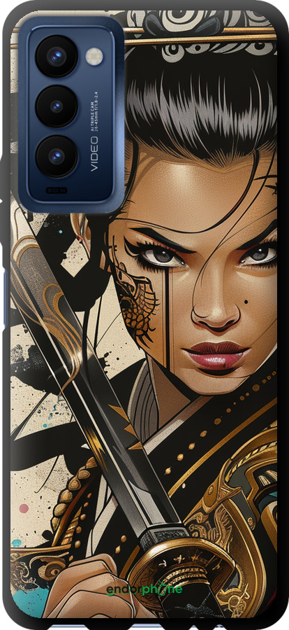 TPU чехол Воїнка вітрів для Tecno Camon 18 CH6n - 6077b-2524 изображение 