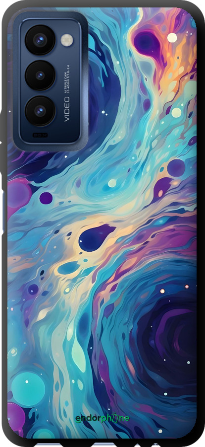 TPU чехол Арт акварель для Tecno Camon 18 CH6n - 6329b-2524 изображение 