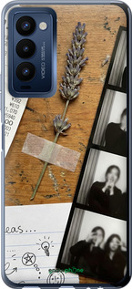Силиконовый чехол Aesthetic Scrapbook Collage для Tecno Camon 18 CH6n - 6773u-2524 изображение 