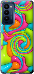 Силиконовый чехол Y2K Jelly Dream для Tecno Camon 18p CH7n - 6780u-2525 изображение 