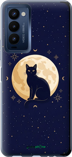 Силиконовый чехол Cute Cat Celestial/Witchy для Tecno Camon 18p CH7n - 6787u-2525 изображение 