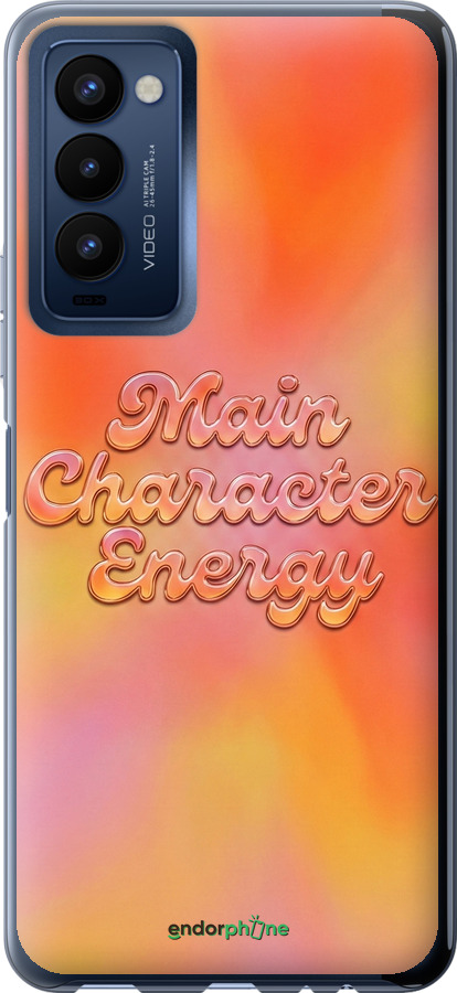 Силиконовый чехол Aura Gradient Main Character Energy Aesthetic Y2K для Tecno Camon 18 CH6n - 6783u-2524 изображение 