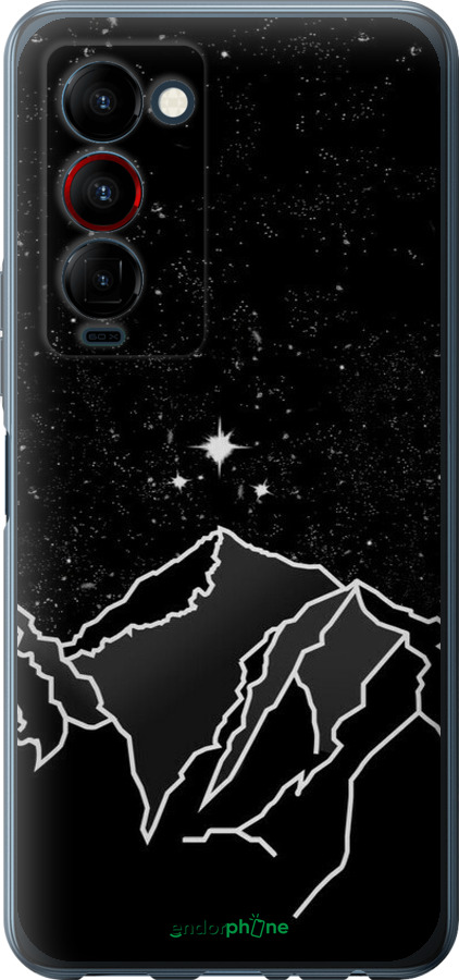 Силіконовий чехол Мінімалістичний гірський краєвид для Tecno Camon 18 Premier - 6438u-2652 изображение 