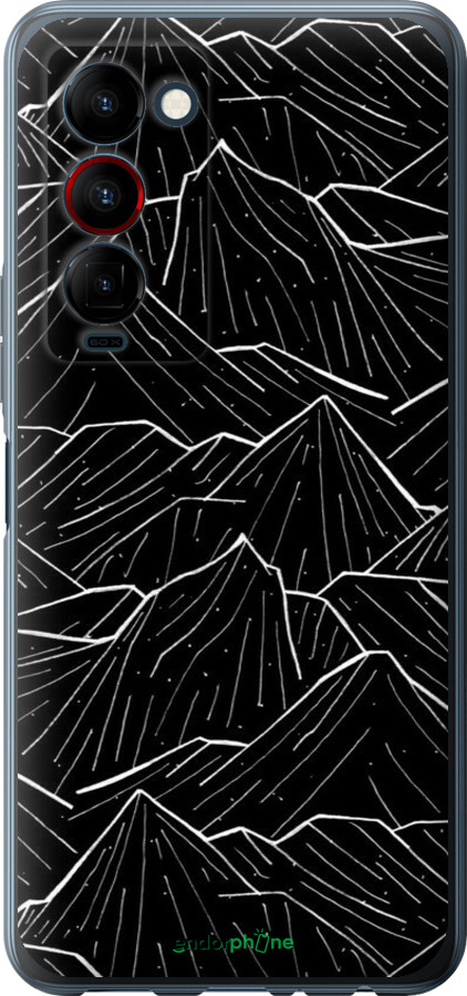 Силиконовый чехол С изображением Темных гор для Tecno Camon 18 Premier - 6489u-2652 изображение 