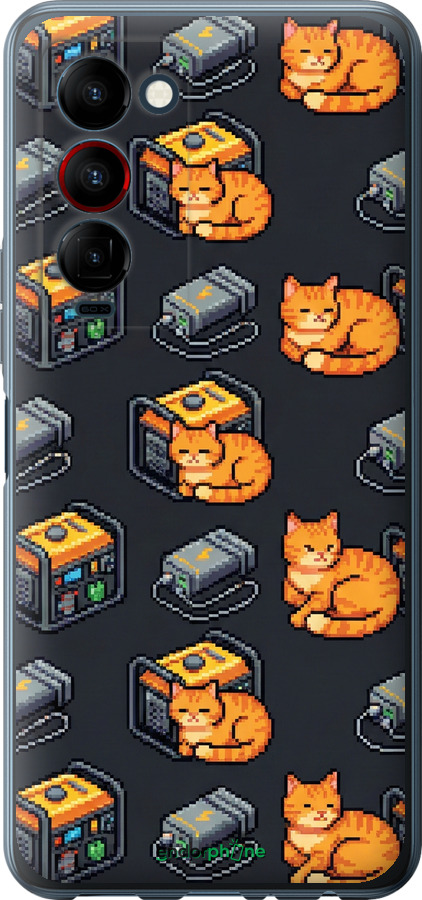 Силиконовый чехол Autonomous Zone для Tecno Camon 18 Premier - 6771u-2652 изображение 