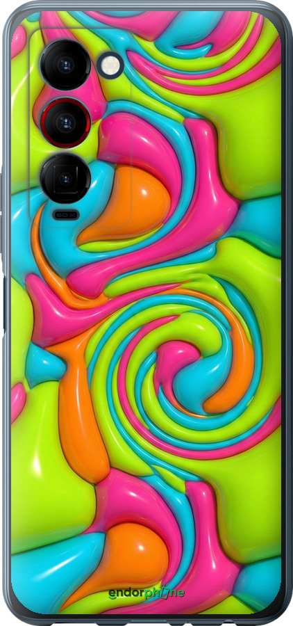 Силиконовый чехол Y2K Jelly Dream для Tecno Camon 18 Premier - 6780u-2652 изображение 