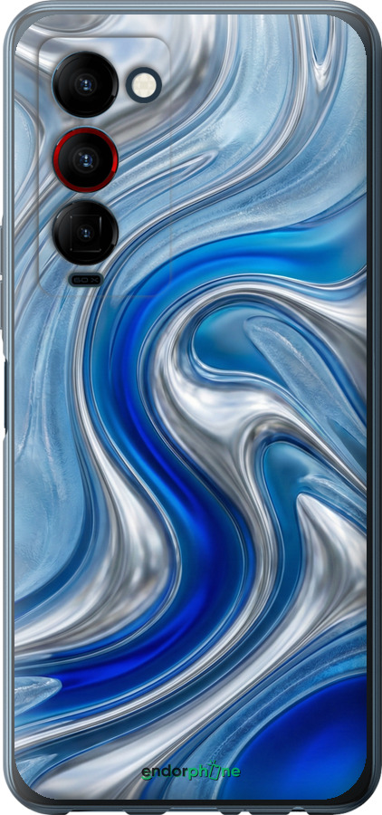 Силиконовый чехол Liquid Chrome для Tecno Camon 18 Premier - 6781u-2652 изображение 