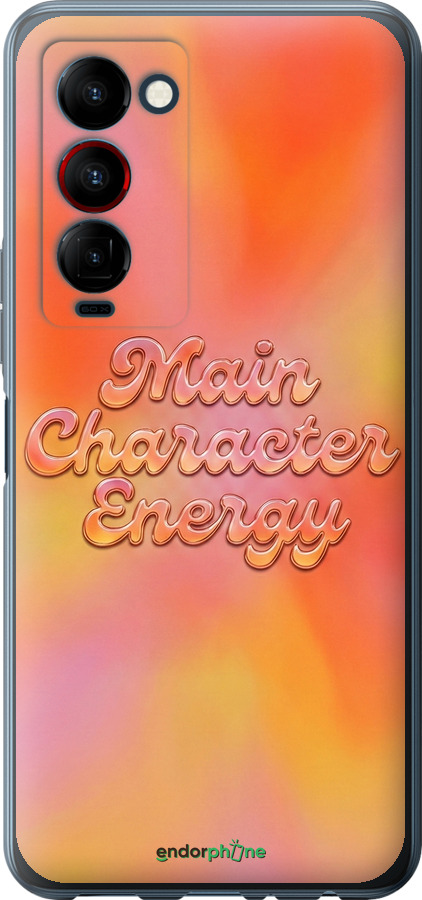 Силиконовый чехол Aura Gradient Main Character Energy Aesthetic Y2K для Tecno Camon 18 Premier - 6783u-2652 изображение 