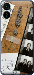 Силиконовый чехол Aesthetic Scrapbook Collage для Tecno Camon 19 Neo CH6i - 6773u-2753 изображение 