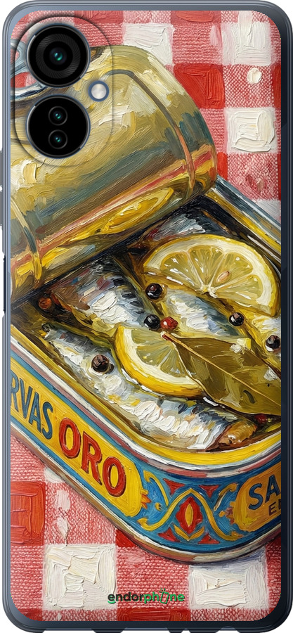 Силіконовий чехол Vintage Sardine Tin Phone для Tecno Camon 19 Neo CH6i - 6772u-2753 изображение 