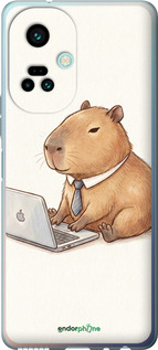 Силиконовый чехол Funny Capybara CEO Working для Tecno Camon 19 Pro (CI8n) - 6777u-2766 изображение 