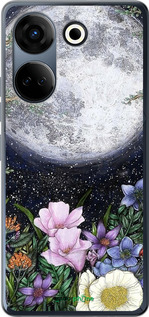 Силиконовый чехол Полночь в саду II для Tecno Camon 20 Pro - 6424u-3100 изображение 