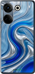 Силіконовий чехол Liquid Chrome для Tecno Camon 20 Pro - 6781u-3100 изображение 