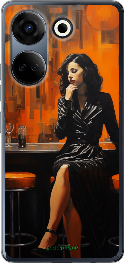 Силіконовий чехол Чохол для телефону для Tecno Camon 20 Pro - 5961u-3100 изображение 