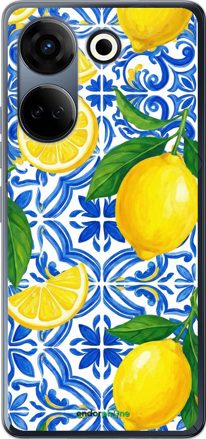 Силиконовый чехол Grocery Girl Italian Summer для Tecno Camon 20 Pro - 6766u-3100 изображение 