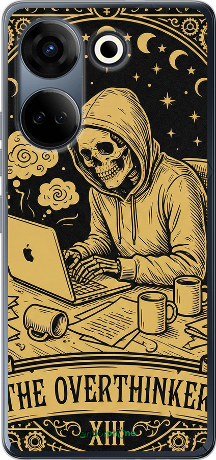 Силіконовий чехол The Overthinker для Tecno Camon 20 Pro - 6774u-3100 изображение 