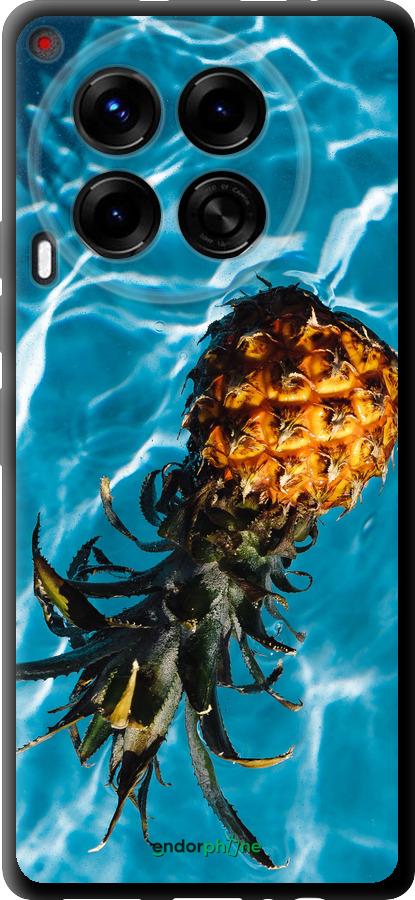 TPU чехол Ананас на воде для Tecno Camon 30 4g - 4384b-3712 изображение 